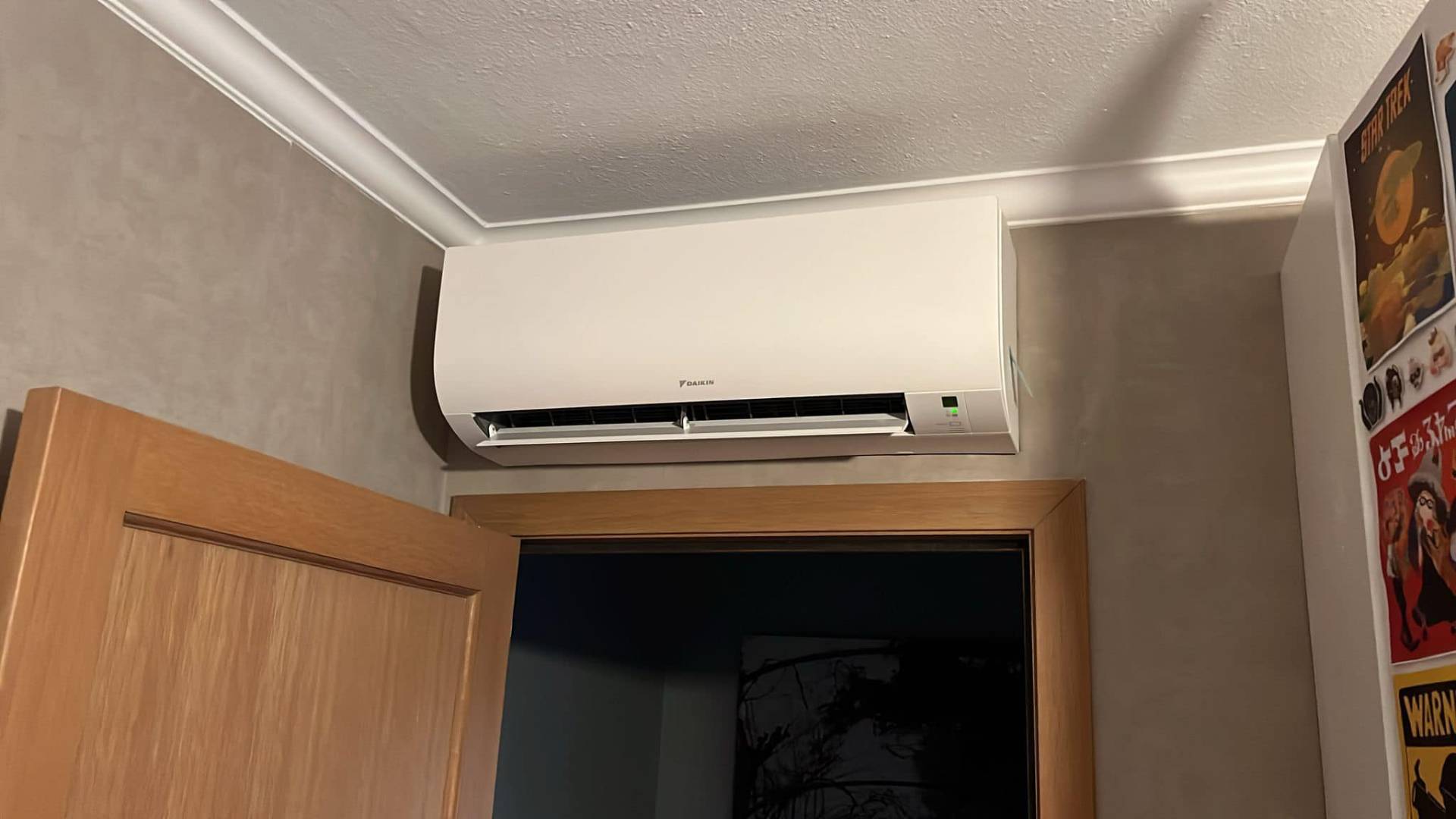 Daikin split-airco installatie – binnenunit – woonkamer